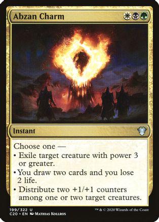 Abzan Charm Magic Commander 2020
