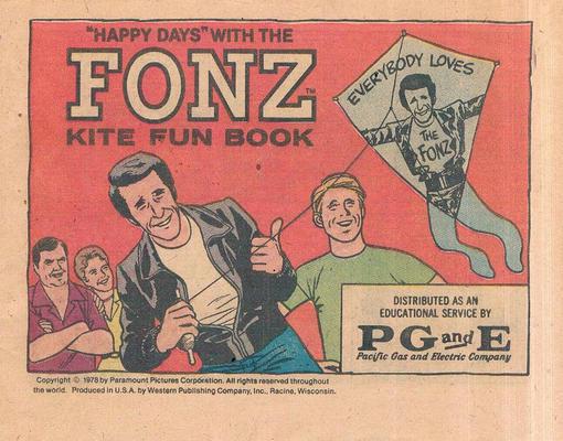 Happy Days with the Fonz (1978) Comic Books Kite Fun Book