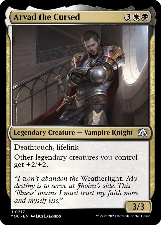 Arvad the Cursed #317 Magic March of the Machine Commander