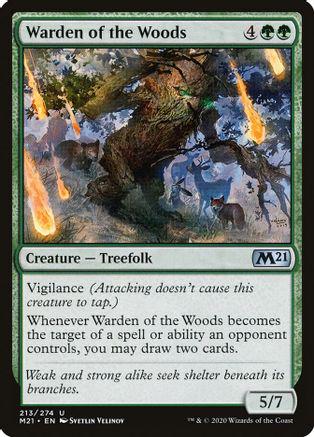 Warden of the Woods #213 Magic Core Set 2021