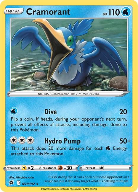 Cramorant #51 Pokemon Rebel Clash