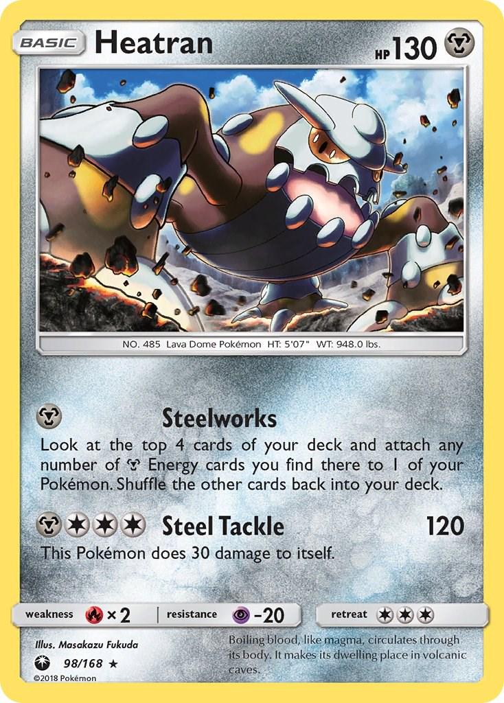Heatran #98 Pokemon Celestial Storm
