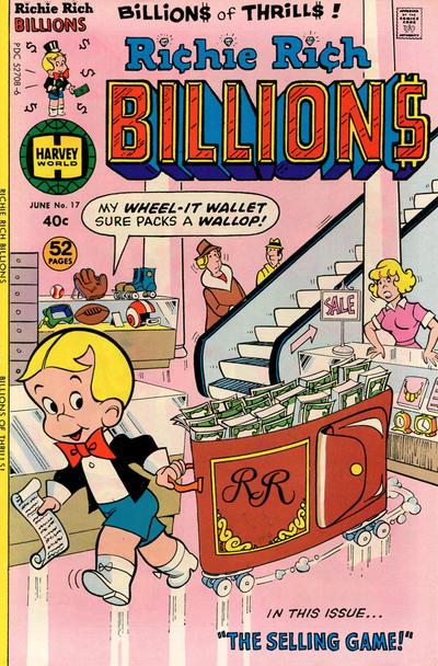 Richie Rich Billions #17 (1977) Comic Books Richie Rich Billions