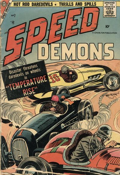 Speed Demons #7 (1957) Comic Books Speed Demons