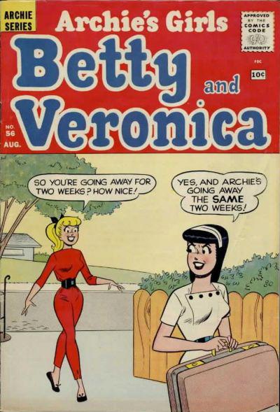 Archie's Girls Betty and Veronica #56 (1960) Comic Books Archie's Girls Betty and Veronica