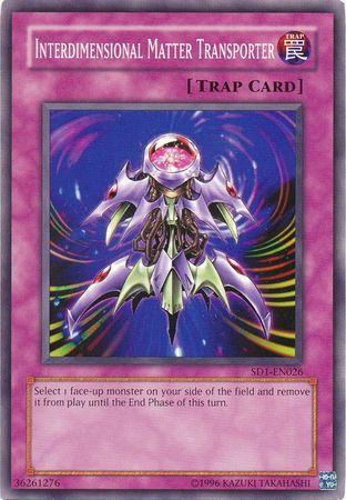 Interdimensional Matter Transporter SD1-EN026 YuGiOh Structure Deck: Dragon's Roar
