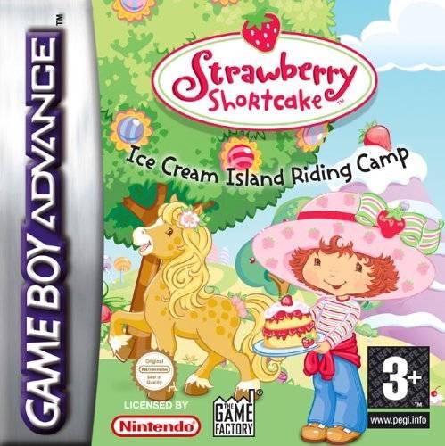 Strawberry Shortcake: Ice Cream Island Riding Camp PAL GameBoy Advance