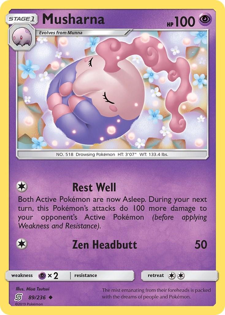 Musharna #89 Pokemon Unified Minds