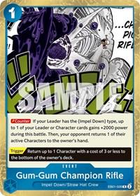 Gum-Gum Champion Rifle EB01-028 One Piece Extra Booster Memorial Collection