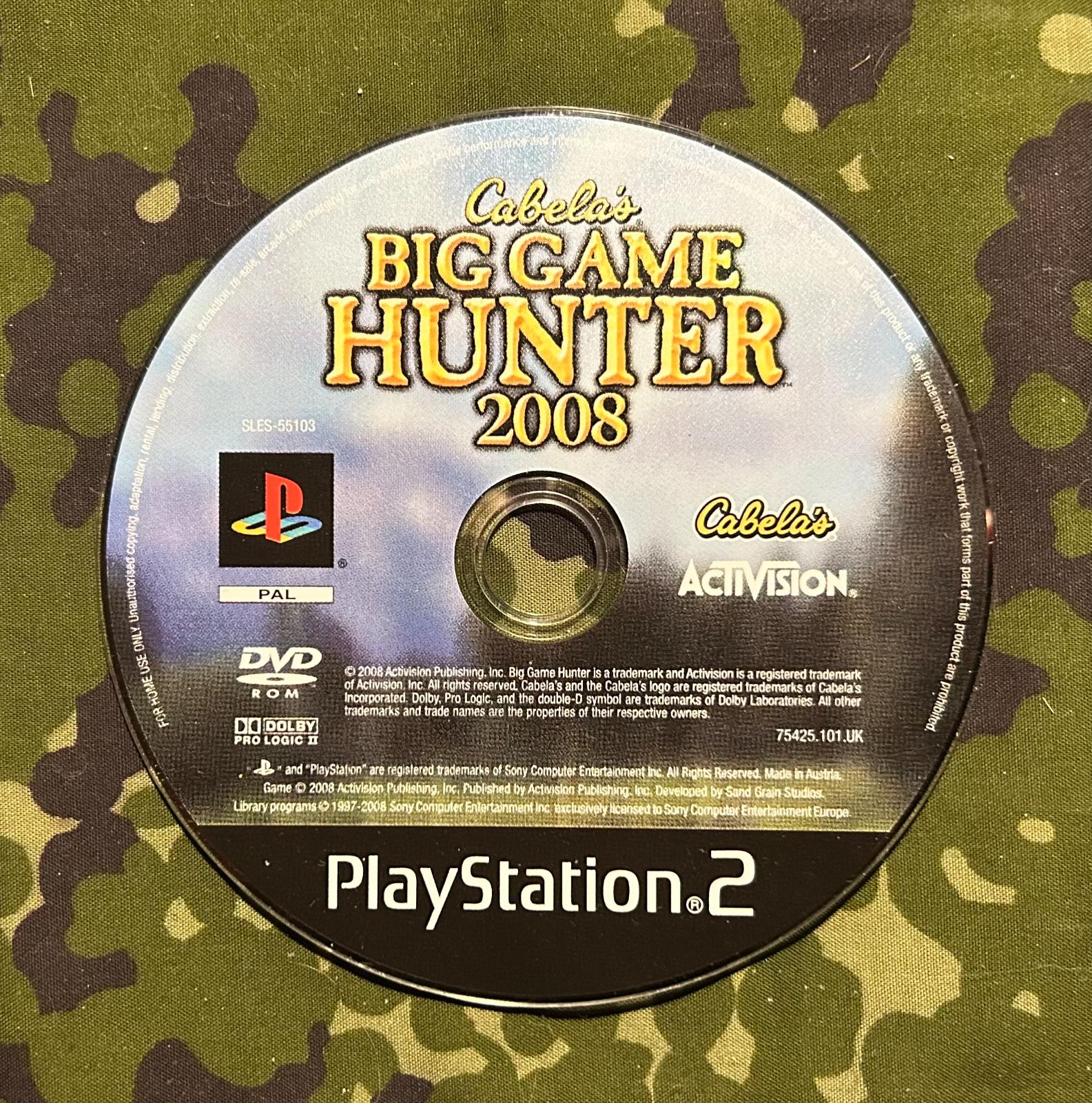 Cabela’s Big Game Hunter 2008 PAL Playstation 2