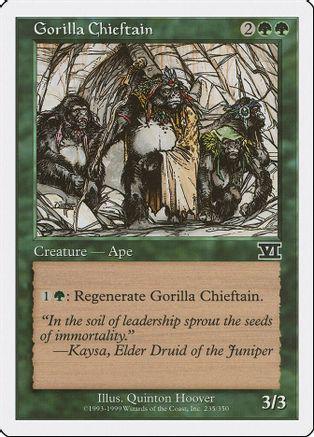 Gorilla Chieftain Magic 6th Edition