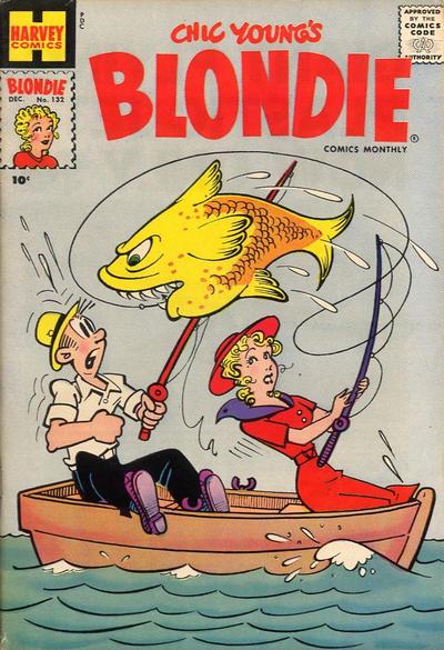Blondie Comics Monthly #132 (1959) Comic Books Blondie Comics Monthly