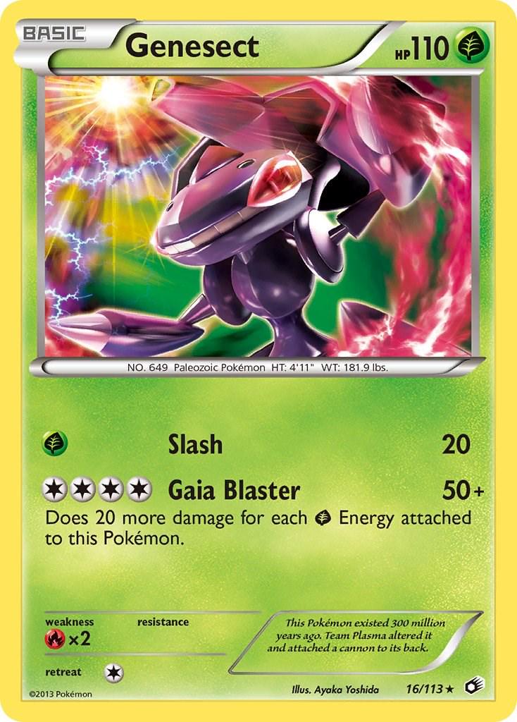 Genesect #16 Pokemon Legendary Treasures