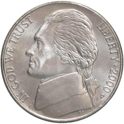 2000 P Coins Jefferson Nickel