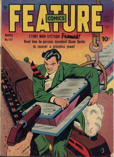 Feature Comics #143 (1950) Comic Books Feature Comics