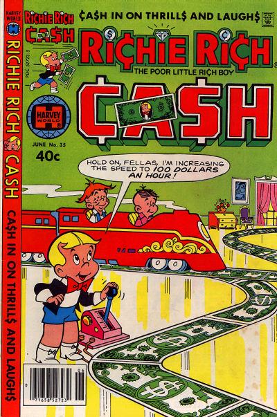 Richie Rich Cash #35 (1980) Comic Books Richie Rich Cash