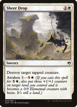 Sheer Drop Magic Zendikar vs Eldrazi
