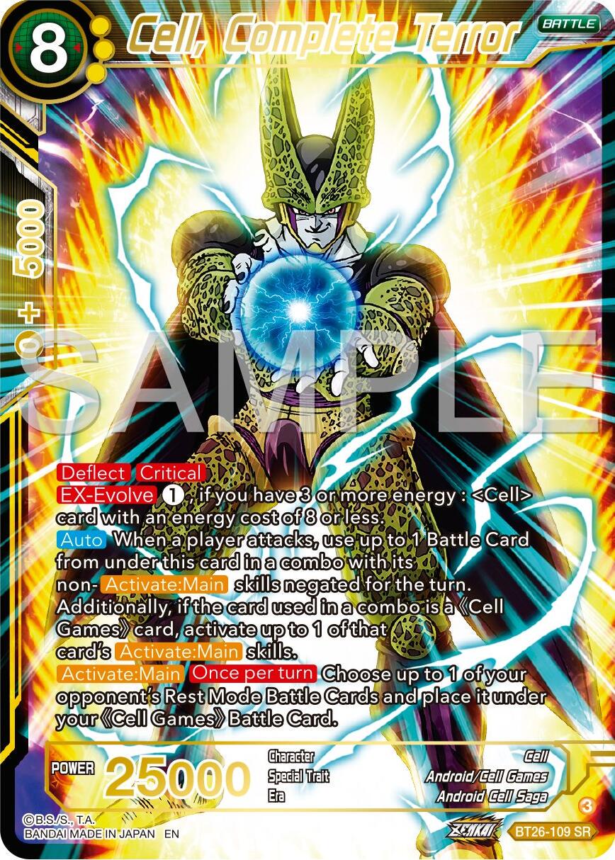 Cell Complete Terror BT26-109 Dragon Ball Super Ultimate Advent