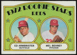 Reds 1972 Rookie Stars