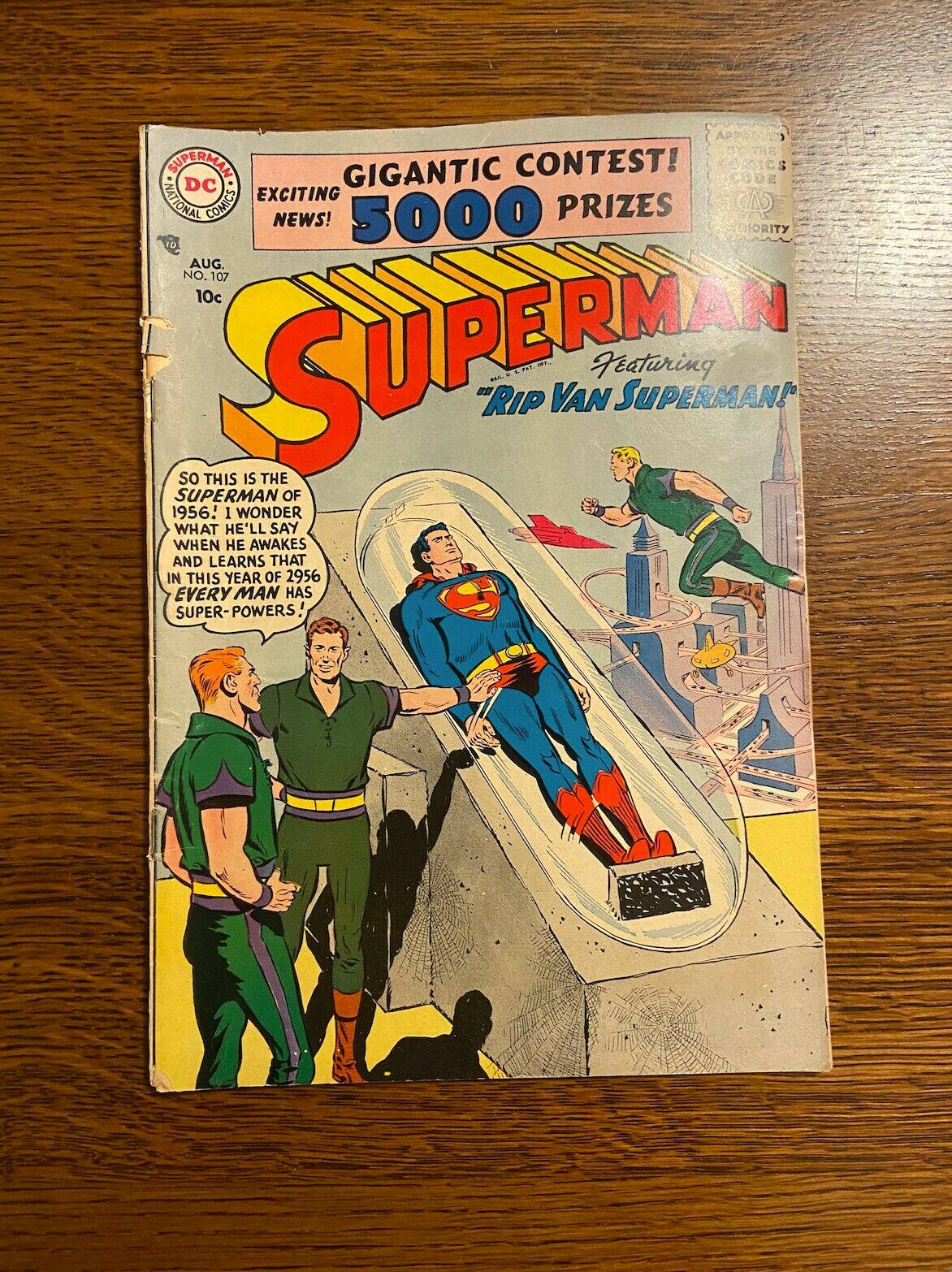 Superman #107 (1956) Comic Books Superman