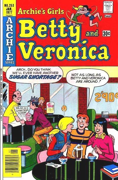 Archie's Girls Betty and Veronica #253 (1977) Comic Books Archie's Girls Betty and Veronica