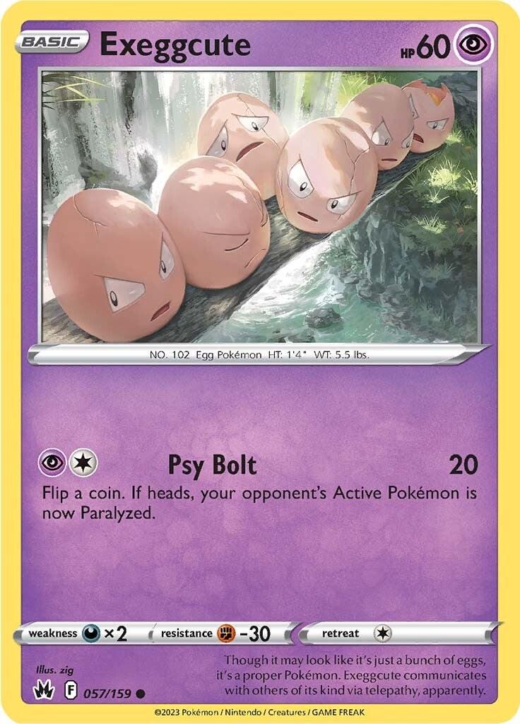 Exeggcute #57 Pokemon Crown Zenith
