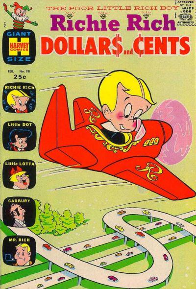 Richie Rich Dollars and Cents #28 (1969) Comic Books Richie Rich Dollars and Cents