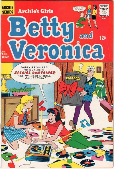Archie's Girls Betty and Veronica #138 (1967) Comic Books Archie's Girls Betty and Veronica