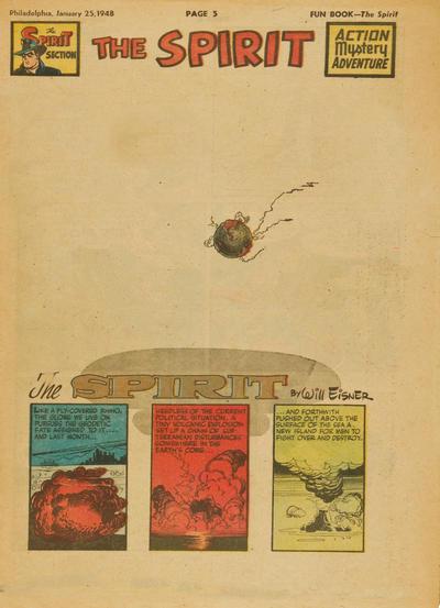 Spirit #1/25/1948 (1948) Comic Books Spirit