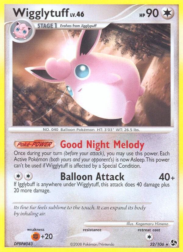 Wigglytuff #32 Pokemon Great Encounters