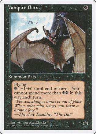 Vampire Bats Magic 4th Edition