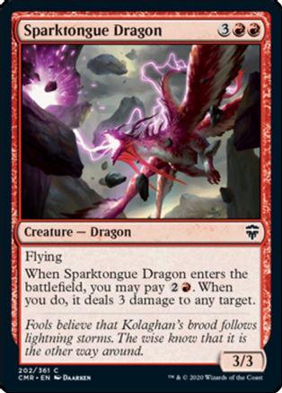 Sparktongue Dragon (Magic Commander Legends)