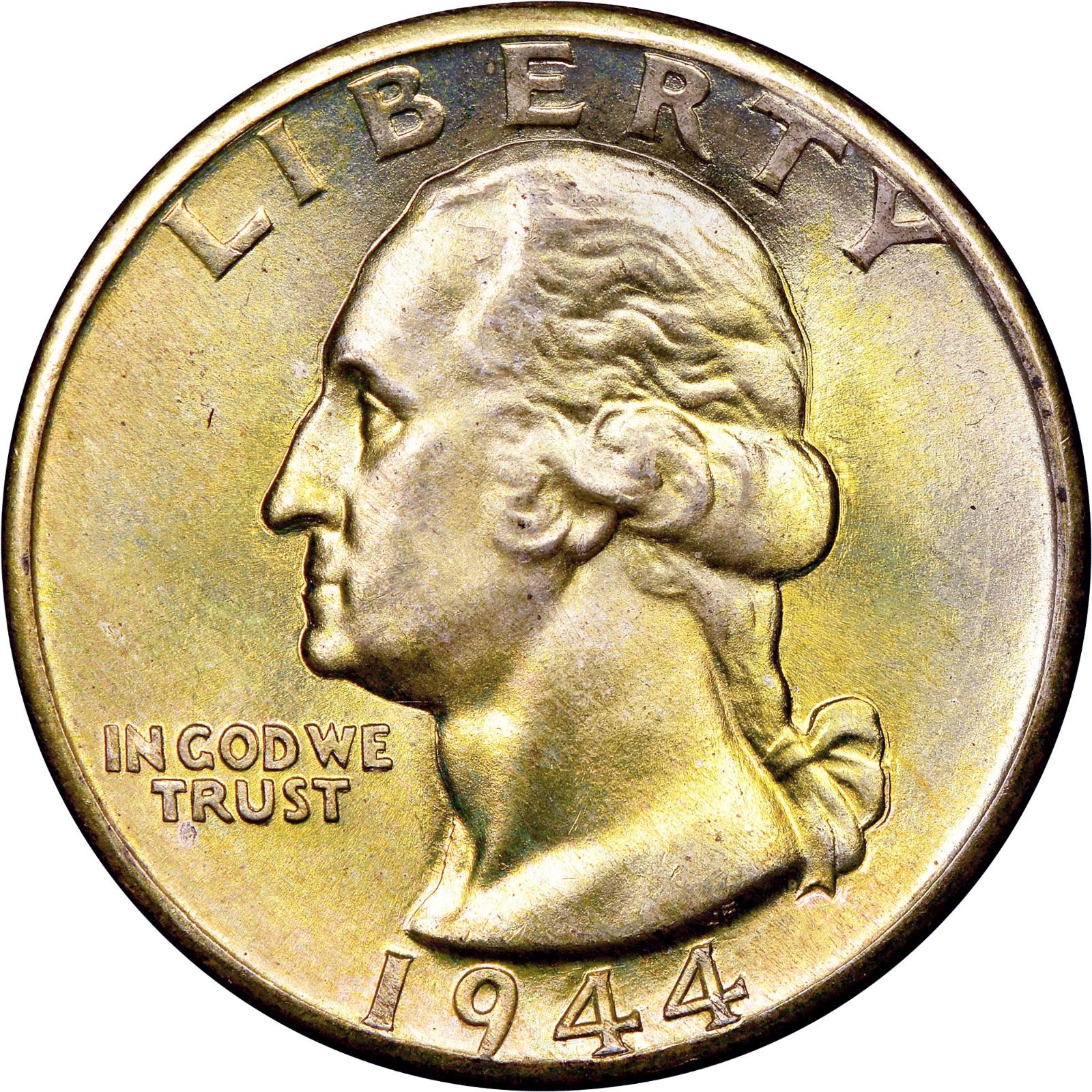 1944 D Coins Washington Quarter