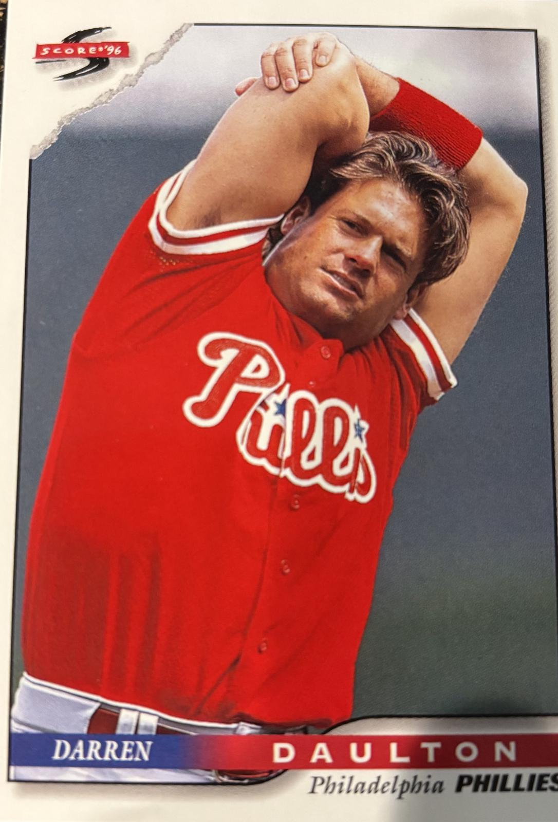 Darren Daulton #12 Baseball Cards 1996 Score