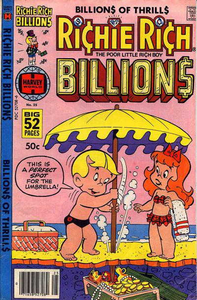 Richie Rich Billions #25 (1978) Comic Books Richie Rich Billions