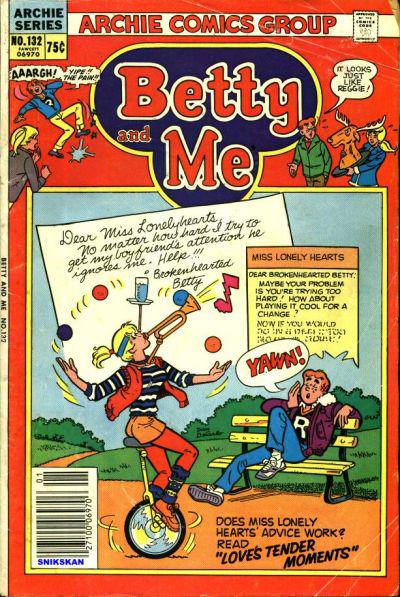 Betty and Me #132 (1983) Comic Books Betty and Me