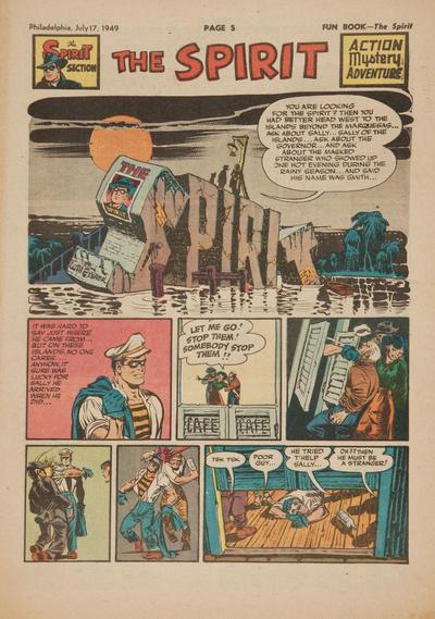 Spirit #7/17/1949 (1949) Comic Books Spirit