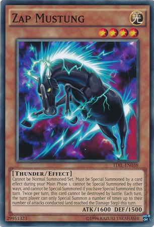 Zap Mustung TDIL-EN038 YuGiOh The Dark Illusion
