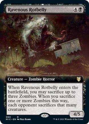 Ravenous Rotbelly #60 Magic Midnight Hunt Commander