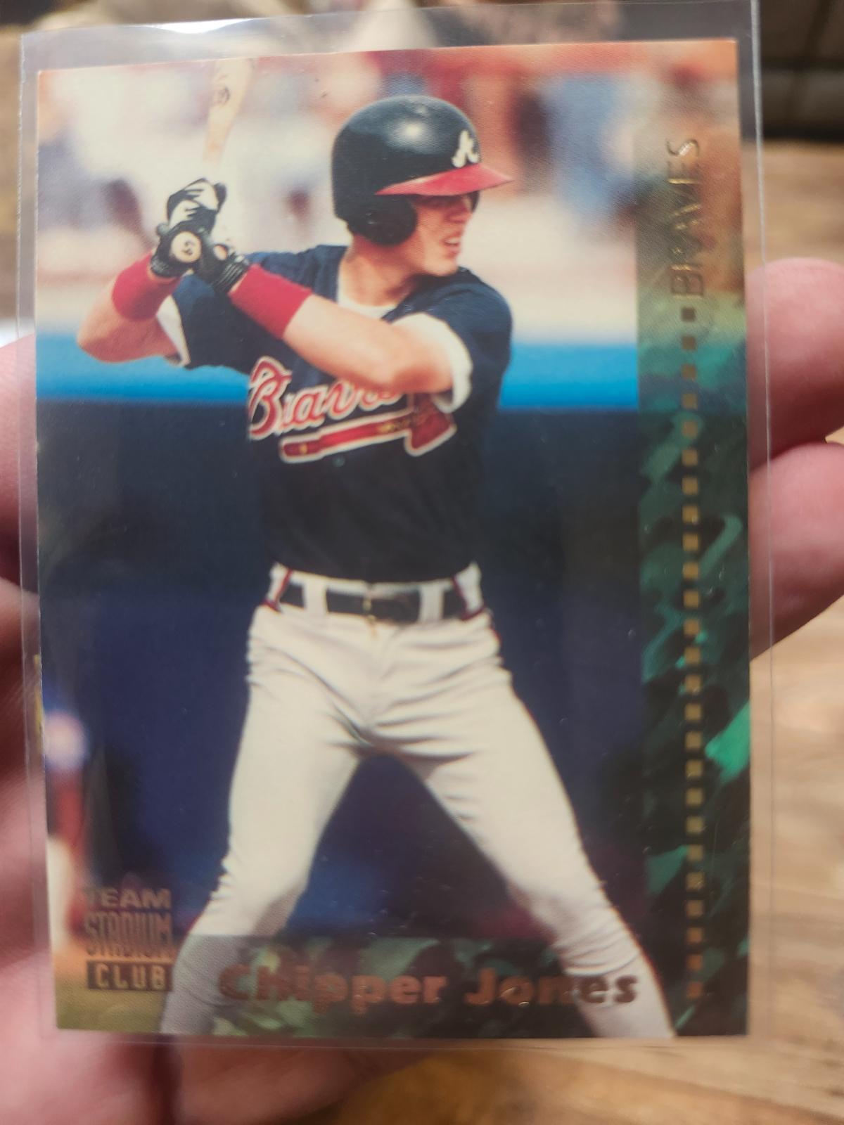 Chipper Jones #50 Baseball Cards 1994 Stadium Club Team Series