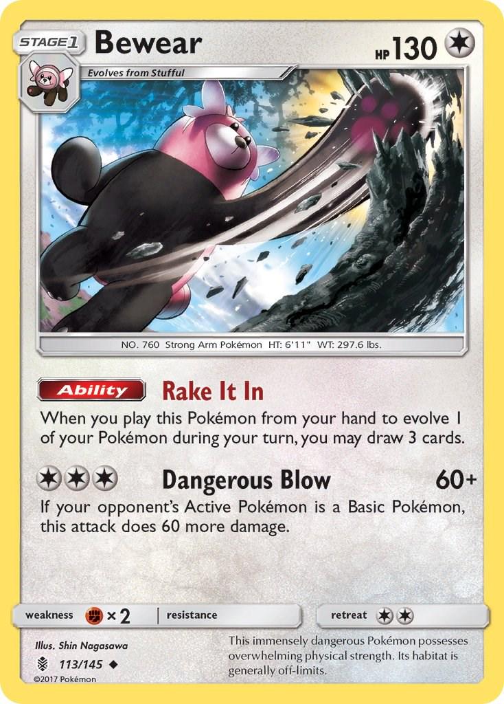 Bewear #113 Pokemon Guardians Rising