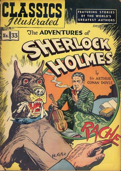The Adventures of Sherlock Holmes #33 (1948) Comic Books Classics Illustrated