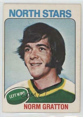 Norm Gratton #34 Hockey Cards 1975 O-Pee-Chee
