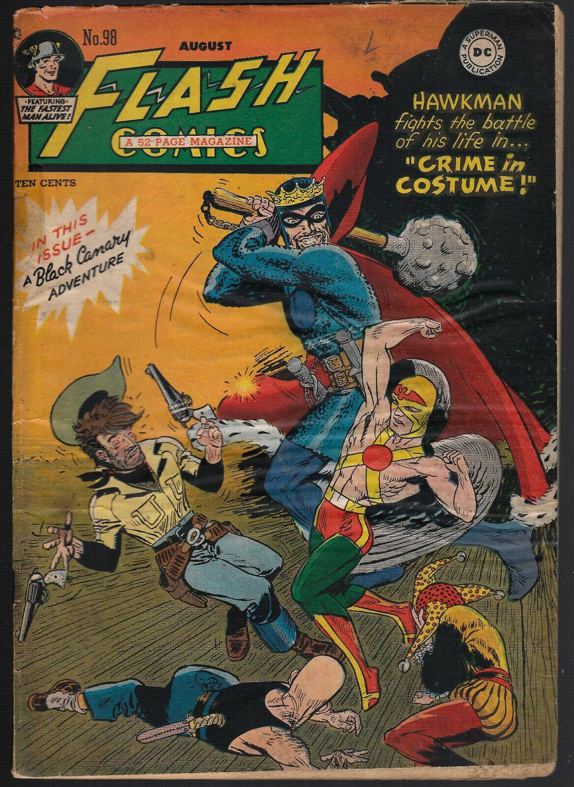 Flash Comics #98 (1948) Comic Books Flash Comics