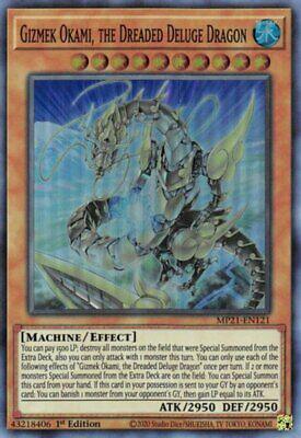 Gizmek Okami, the Dreaded Deluge Dragon MP21-EN121 YuGiOh 2021 Tin of Ancient Battles Mega Pack
