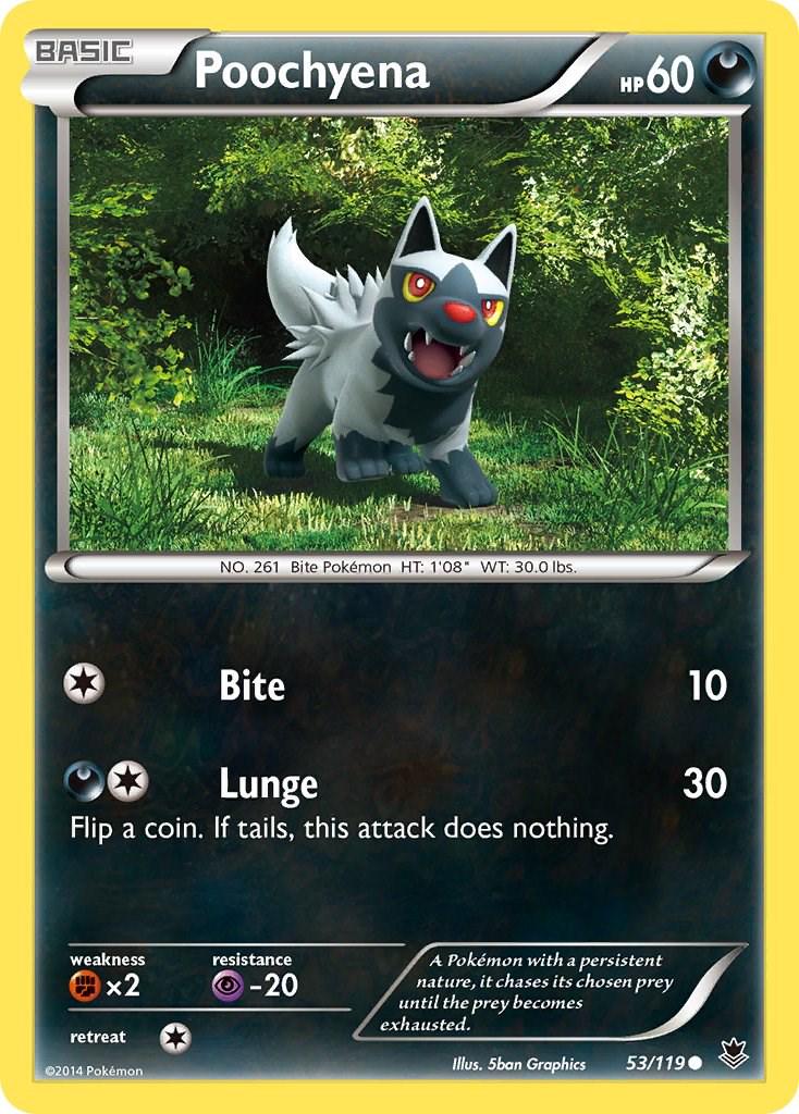 Poochyena #53 Pokemon Phantom Forces
