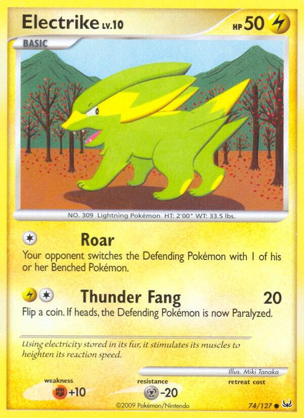 Electrike #74 Pokemon Platinum