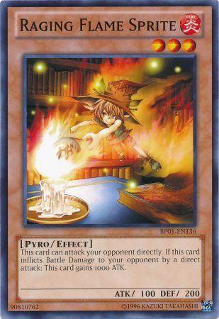 Raging Flame Sprite BP01-EN136 YuGiOh Battle Pack: Epic Dawn