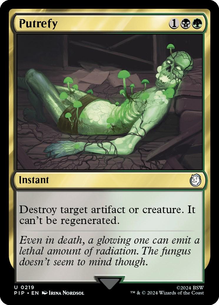 Putrefy [Foil] (Magic Fallout)