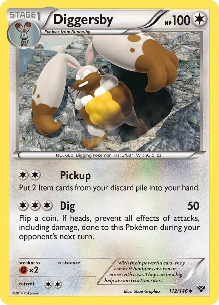 Diggersby #112 Pokemon XY
